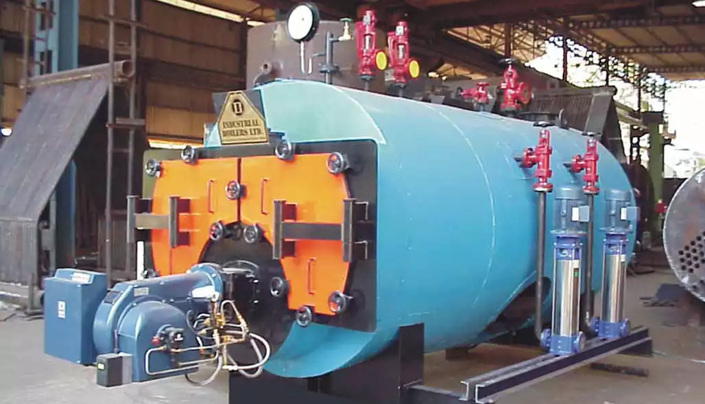 Uzbekistan 0.5 ton vertical gas steam boiler project