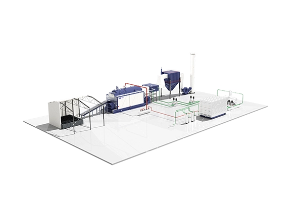 DZL chain grate biomass boiler